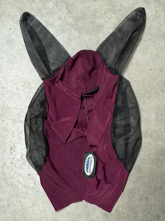 Used Weatherbeeta Fly Mask with Ears - Purple