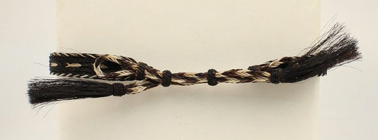 Double S Genuine Horsehair Double Tail Hatband - 5 Strand