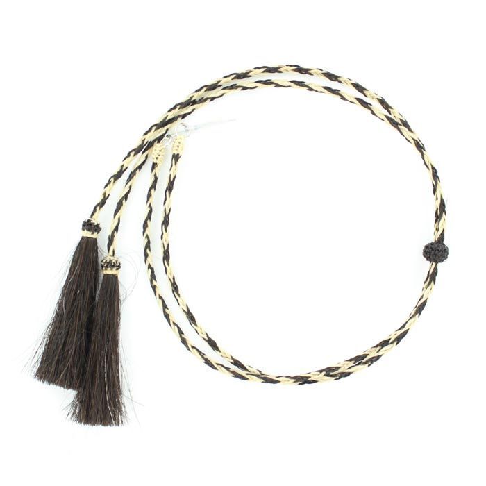 Twister Natural Horsehair Braided Stampede String – Triple R Tack