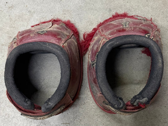 Used PC Ballistic Bell Boots - Red Crosses