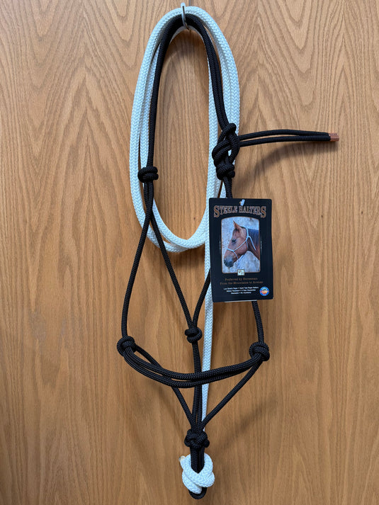 Steele Rope Halter with 10' Lead - Standard Horse