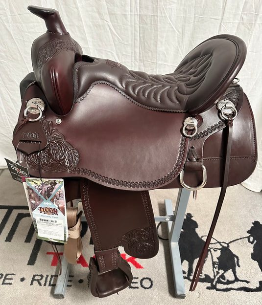 Tucker High Plains Trail Saddle Brown 16.5