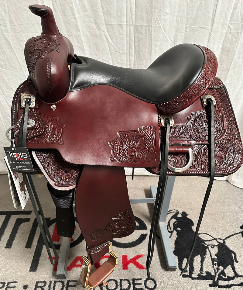 Load image into Gallery viewer, Circle Y Burnett Flex 2 Trail Saddle 17.5"
