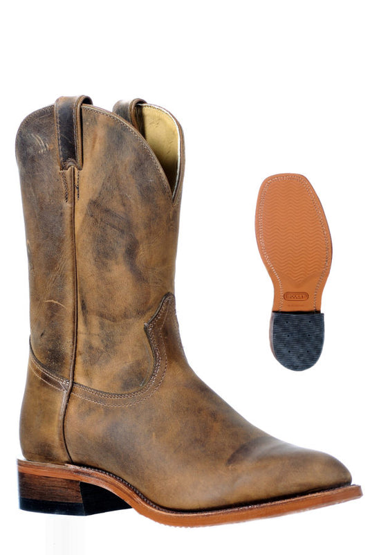 Boulet 11" Hillbilly Golden Western Round Toe Boot