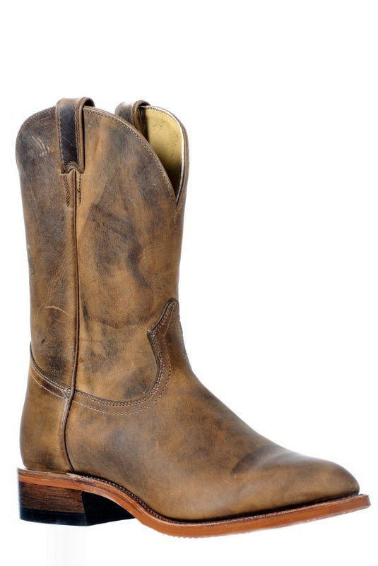 Boulet 11" Hillbilly Golden Western Round Toe Boot