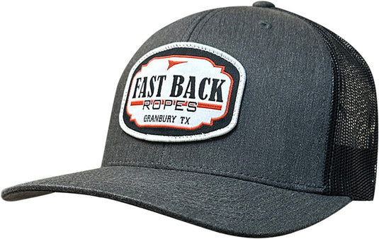 Fast Back Patch Mesh Ball Cap -Heather Gray / Black