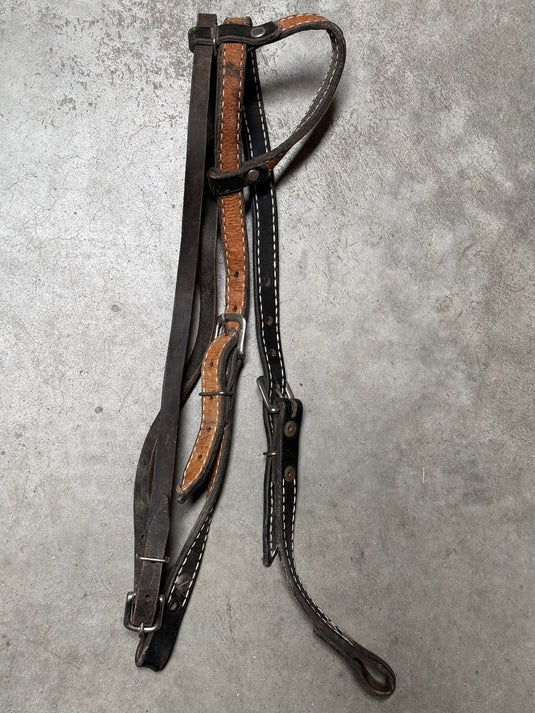Used One Ear Headstall with Throatlatch