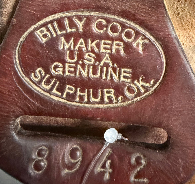 Load image into Gallery viewer, Used Billy Cook Classic Pro Cutter Saddle 16"
