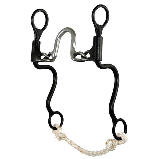 Dutton Long Calvary Shank Round Ported Chain Bit