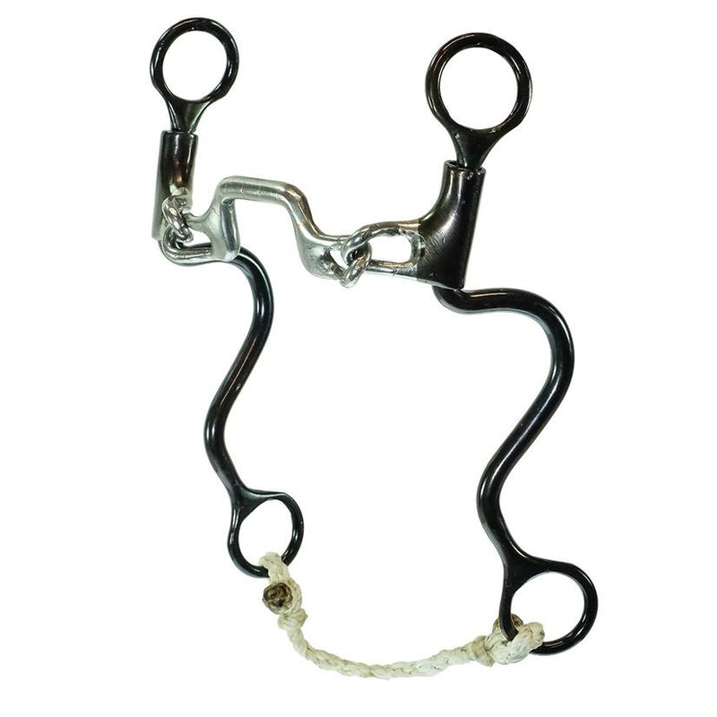 Load image into Gallery viewer, Dutton Long Calvary Shank Square Ported Chain Bit
