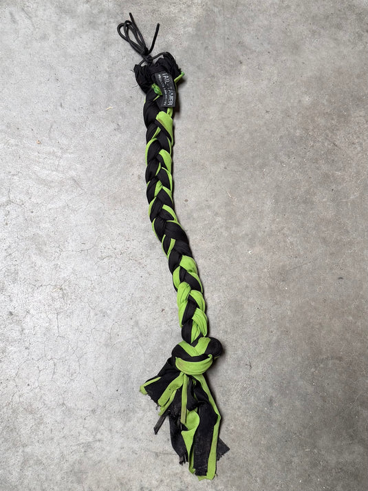 Used PC Tail Tamer Tail Braid - Medium - Green/Black