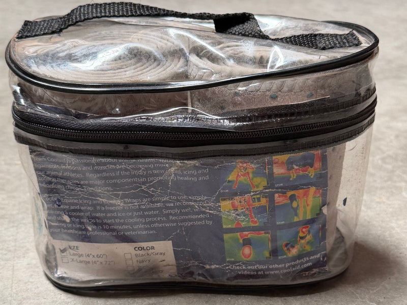 Load image into Gallery viewer, Used Cool Aid Animal Cooling &amp; Recovery Wraps - Large 4”x60”

