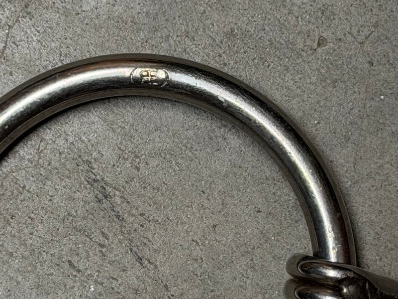 Load image into Gallery viewer, Used Reinsman O-Ring Heavy Loose Ring Smooth Snaffle Bit #100
