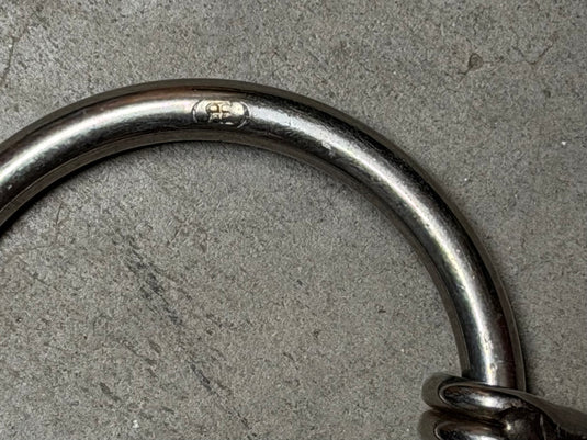 Used Reinsman O-Ring Heavy Loose Ring Smooth Snaffle Bit