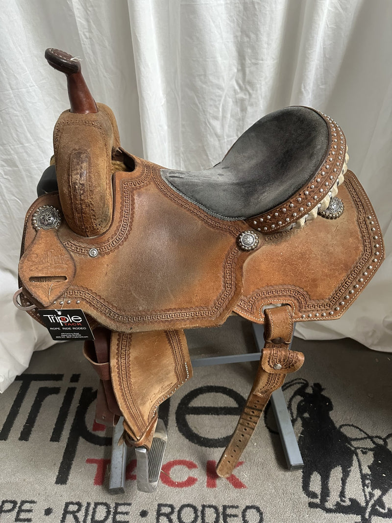 Load image into Gallery viewer, Used Scott Thomas Border Barrel Saddle 14.5"
