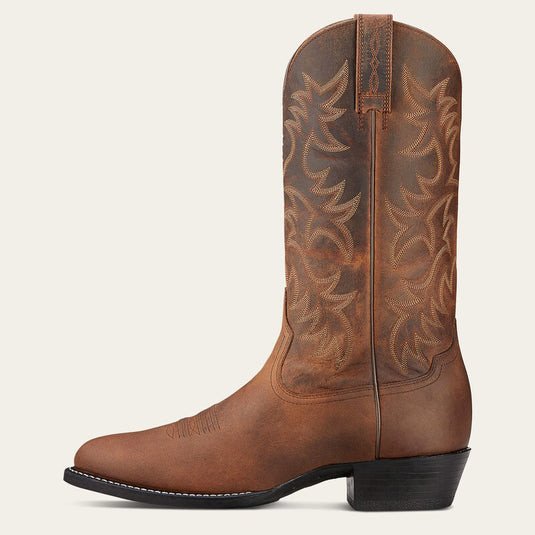 Ariat 13" Heritage Round Toe Western Boot - Brown