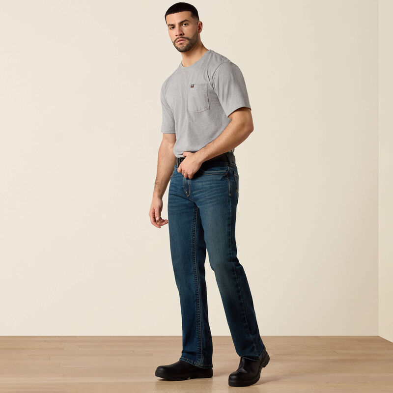 Load image into Gallery viewer, Ariat Rebar M4 Relaxed DuraStretch Edge Boot Cut Denim Jean - Bodie
