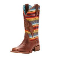 Ariat Circuit Feather Wide Square Toe Boot - Brown