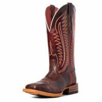 Ariat Belmont Crackled Cafe Wide Square Toe Boot - Brown
