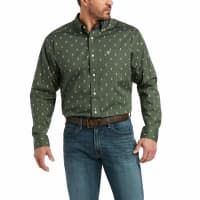 Ariat Mens Bertel Long Sleeve Shirt - Hemlock