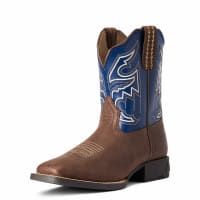Ariat Sorting Pen Kid Wide Square Toe  Boot - Chocolate