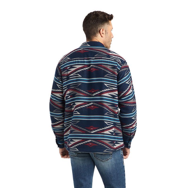 Load image into Gallery viewer, Ariat Mens Retro Chimayo Shirt Jacket - Navy
