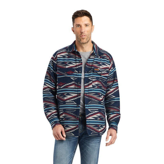 Ariat Mens Retro Chimayo Shirt Jacket - Navy