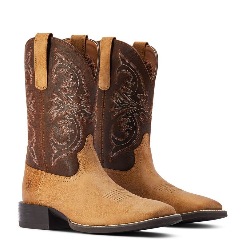 Load image into Gallery viewer, Ariat 11" Sport Pardner Western Wide Square Toe Boot - Tan
