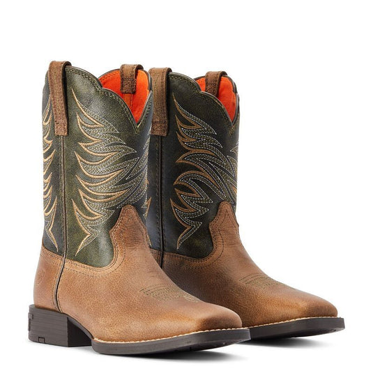 Ariat 8" Firecatcher Brown Square Toe Boot - Brown