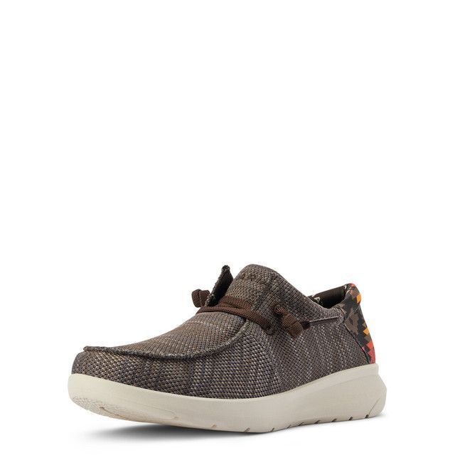 Load image into Gallery viewer, Ariat Hilo Stretch Lace Shoe - Brown/Red Aztec
