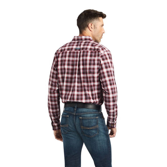 Ariat Boys Pro Series Kenneth Long Sleeve Plaid Shirt - Snow Hunting