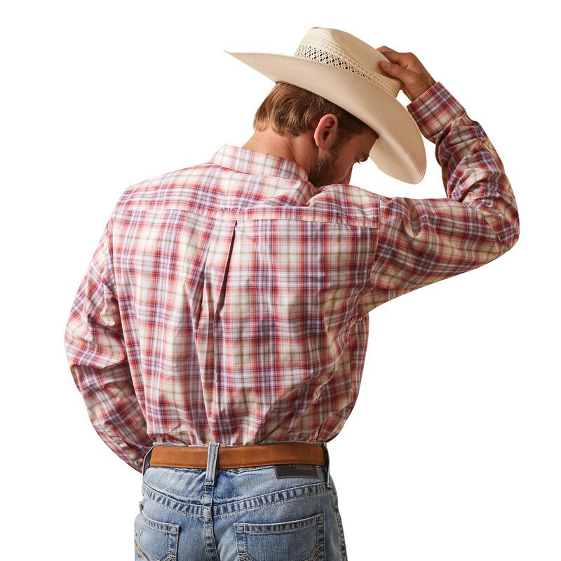 Load image into Gallery viewer, Ariat Mens Pro Series Derek Classic Fit Long Sleeve Shirt - White
