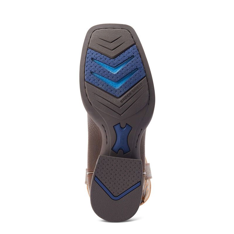 Load image into Gallery viewer, Ariat 11" Cowpuncher Ventek Western Wide Square Toe Boot - Brown
