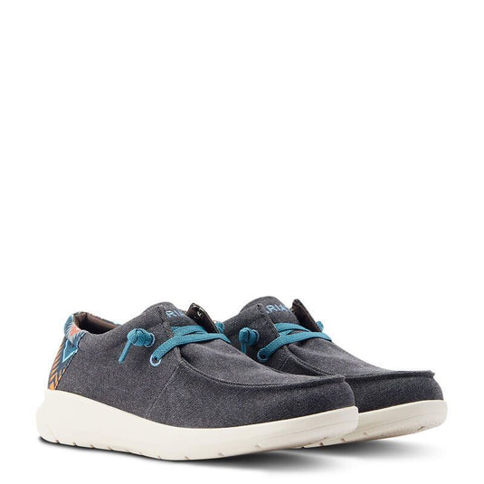 Ariat Hilo Stretch Lace Shoe - Charcoal Blue