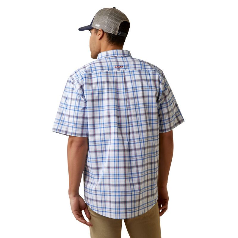 Load image into Gallery viewer, Ariat Mens Pro Short Sleeve Classic Fit Shirt - White
