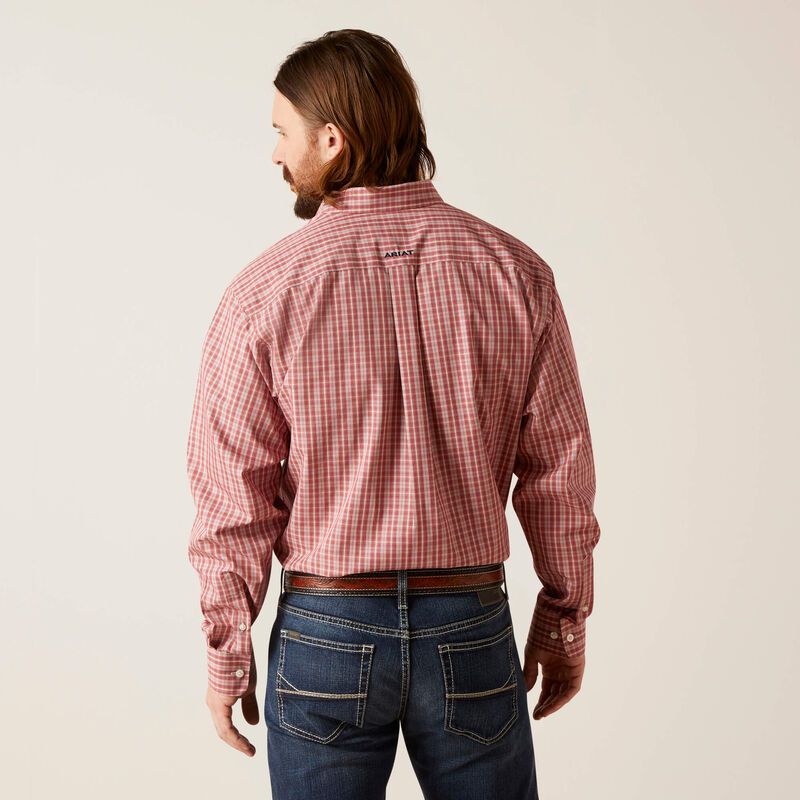 Load image into Gallery viewer, Ariat Mens Wrinkle Free Kario Classic Fit Long Sleeve  Shirt - Biking Red
