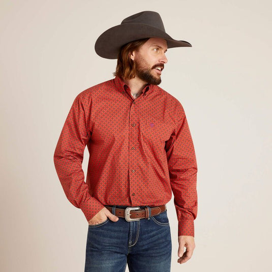 Ariat Mens Samson Classic Fit Long Sleeve Shirt - Terra Rogue