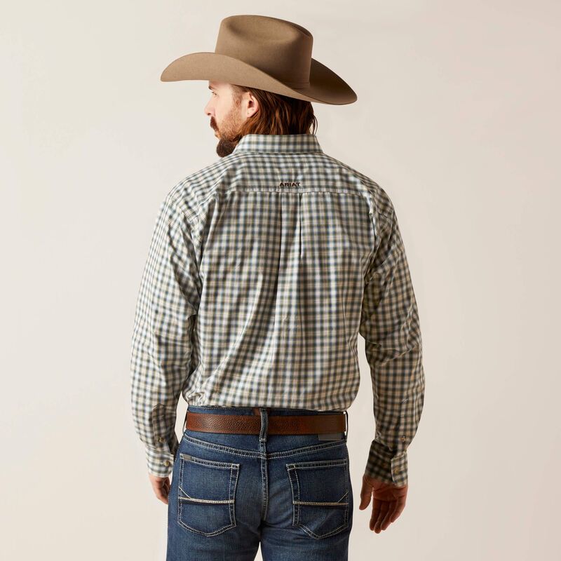 Load image into Gallery viewer, Ariat Mens Pro Series Blake Classic Fit Long Sleeve Shirt - White
