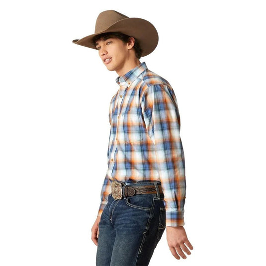Ariat Mens Pro Series Greer Long Sleeve Shirt - White