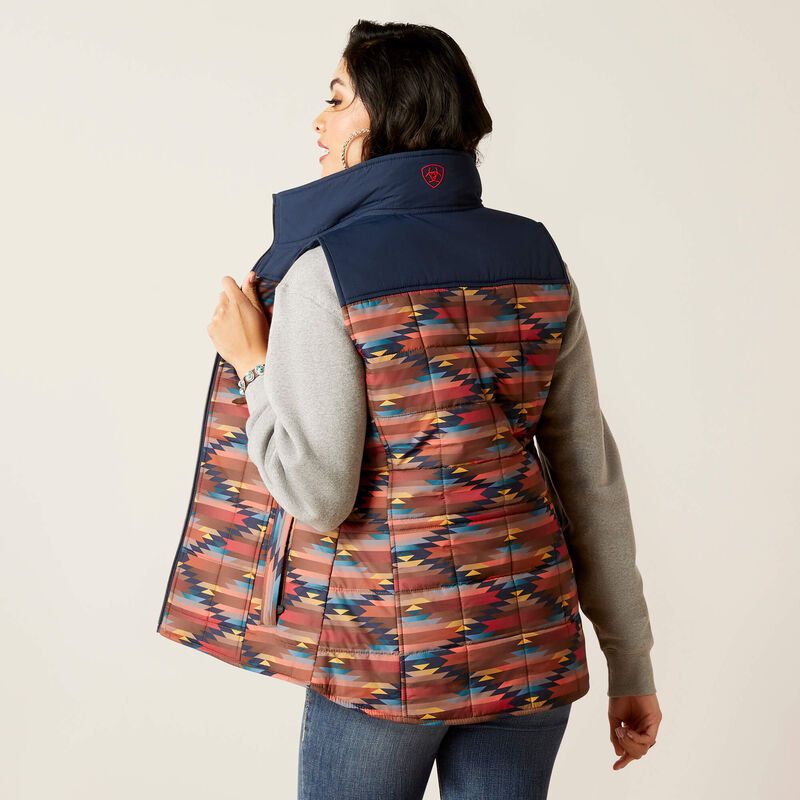 Load image into Gallery viewer, Ariat Womens Real Crius Insulated Vest - Mirage
