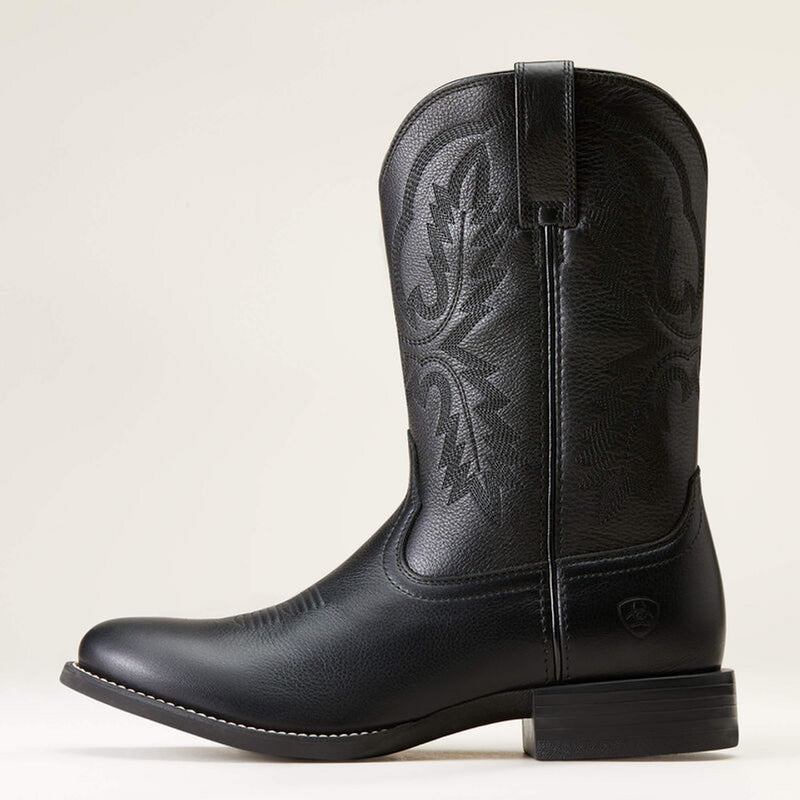 Load image into Gallery viewer, Ariat 11" Sport Stratten Deertan Round Toe Boot - Black
