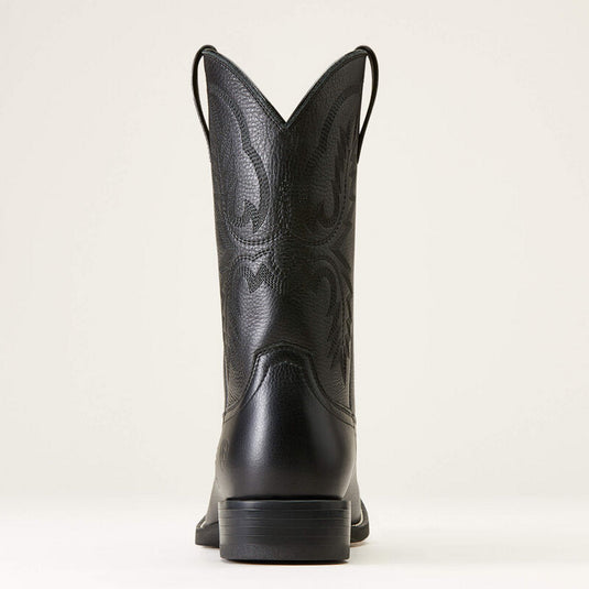 Ariat 11" Sport Stratten Deertan Round Toe Boot - Black