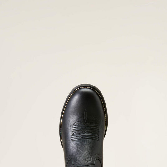 Ariat 11" Sport Stratten Deertan Round Toe Boot - Black