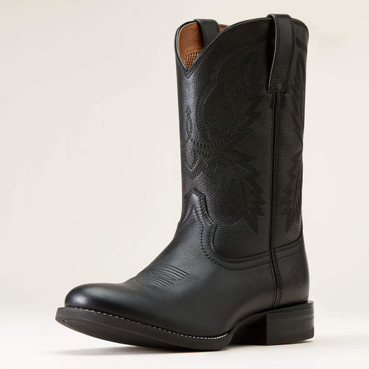 Ariat 11" Sport Stratten Deertan Round Toe Boot - Black