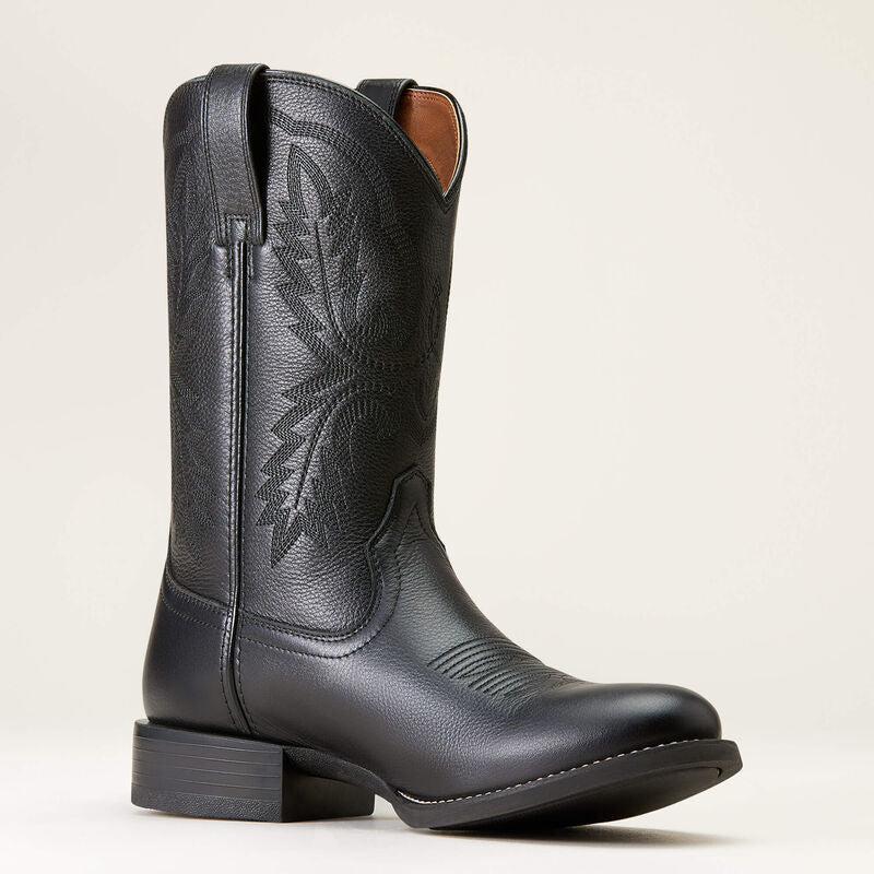 Load image into Gallery viewer, Ariat 11" Sport Stratten Deertan Round Toe Boot - Black
