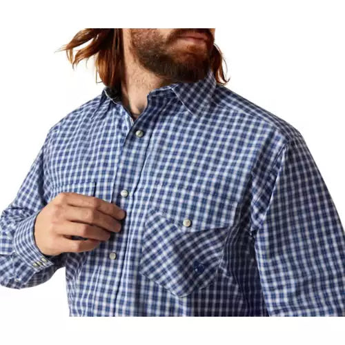 Load image into Gallery viewer, Ariat Mens Pro Series Pawnee Long Sleeve Snap Shirt -  White
