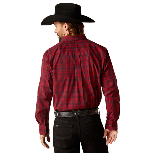 Ariat Mens Pro Series Paxton Long Sleeve Shirt - Weg Red