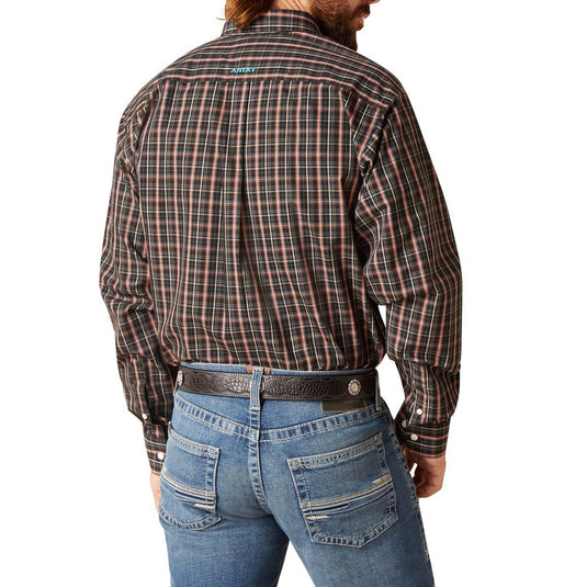 Ariat Mens Wrinkle Free Gavin Long Sleeve Shirt - Black