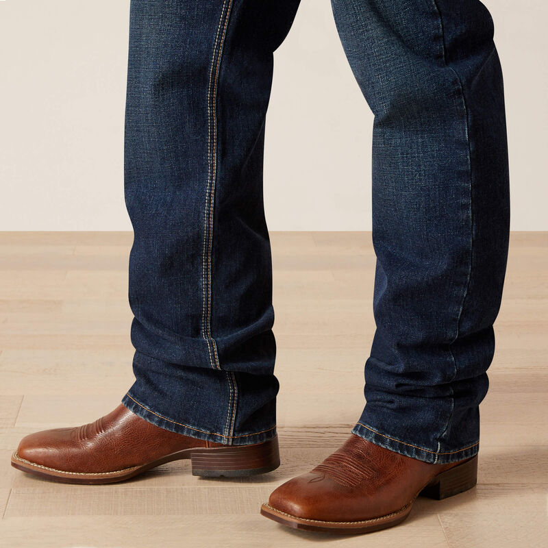 Load image into Gallery viewer, Ariat Mens M4 Relaxed Stretch Dustin Boot Cut Denim Jean - Drake
