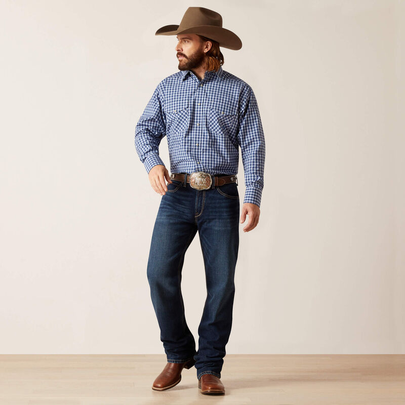 Load image into Gallery viewer, Ariat Mens M4 Relaxed Stretch Dustin Boot Cut Denim Jean - Drake
